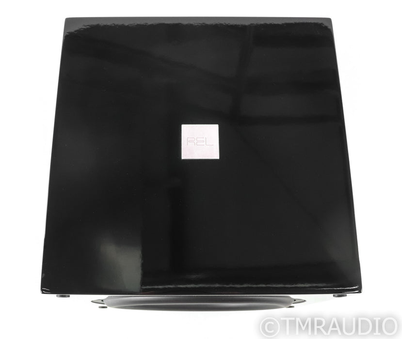 REL T/7 Serie 8" Power Subwoofer; T7; Gloss Piano Black