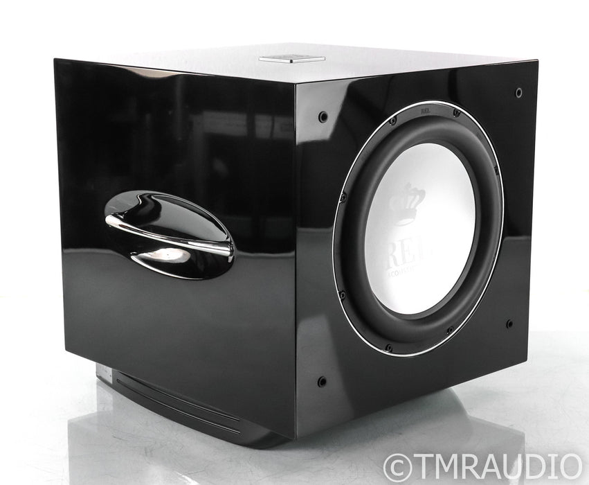 REL S/812 12" Powered Subwoofer; S812; Piano Black (Open Box w/ Warranty)