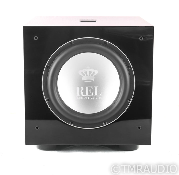 REL S/812 12" Powered Subwoofer; S812; Piano Black (Open Box w/ Warranty)