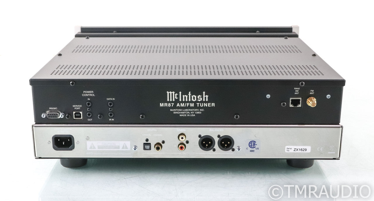 McIntosh MR87 Digital AM / FM Tuner; MR-87; Remote