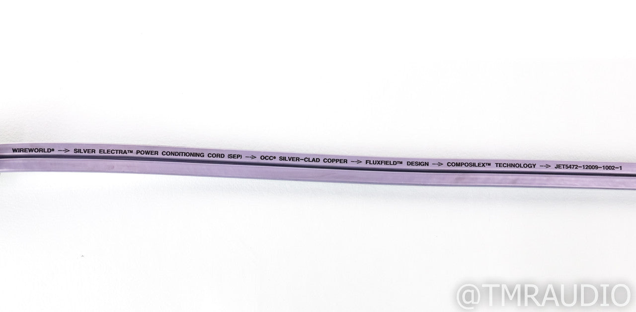 WireWorld Silver Electra Power Cable; 2m AC Cord