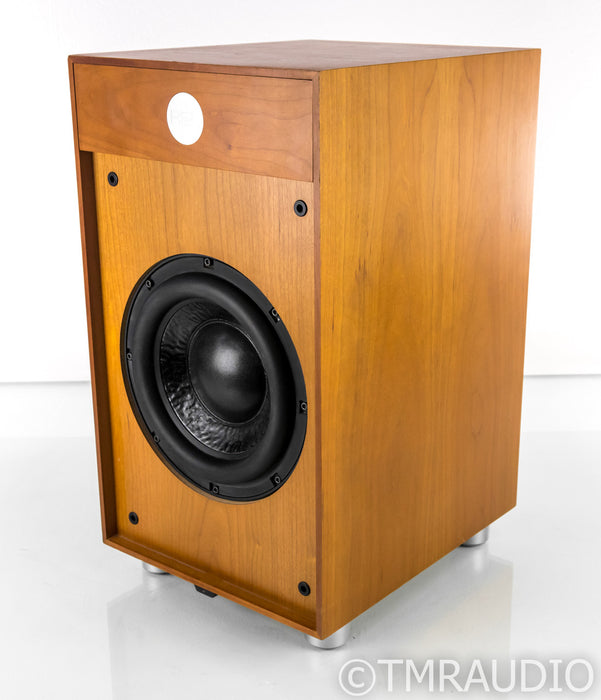 REL Acoustics Britannia B2 10" Powered Subwoofer; Natural Oak