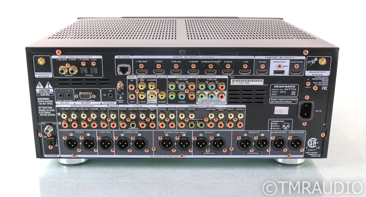Marantz AV7704 11.2 Channel Home Theater Processor; AV-7704; Remote