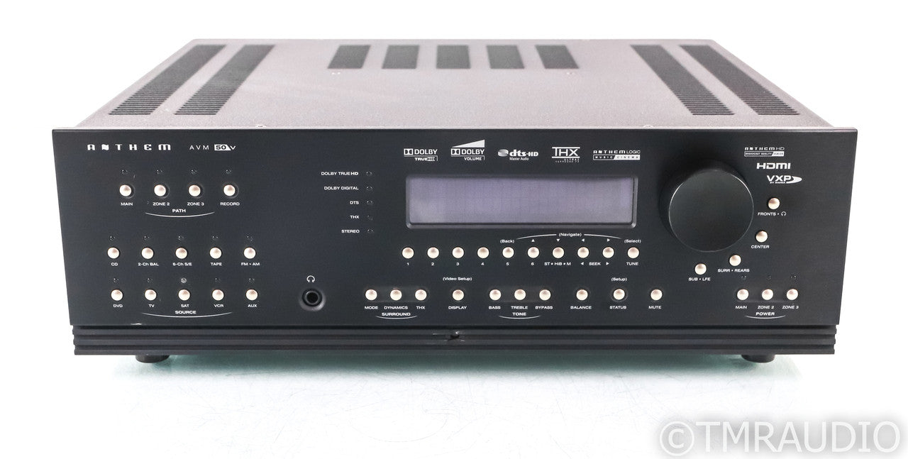 Anthem AVM 50V 7.1 Channel Home Theater Receiver; AVM50V; Remote; Black