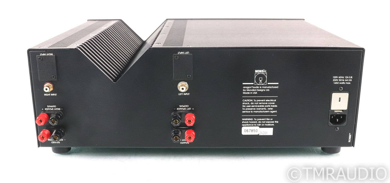 Aragon 8008ST Dual Mono Power Amplifier; 8008 ST; Black (1/4)