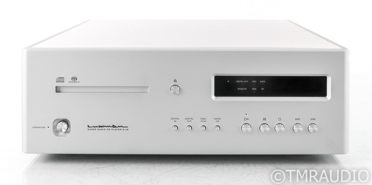Luxman D-08 CD / SACD Player; D08; Remote; Silver