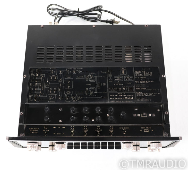McIntosh C28 Vintage Stereo Preamplifier; C-28; MM Phono