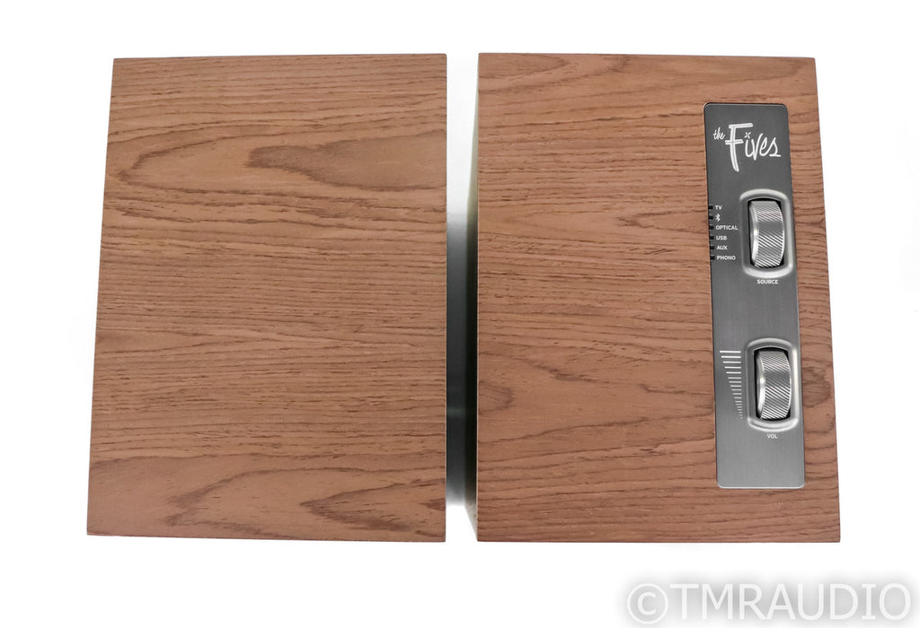 Klipsch The Fives Bookshelf Speakers; Walnut Pair; Bluetooth; DAC; Phono; Walnut Pair; Bluetooth; DAC; Phono