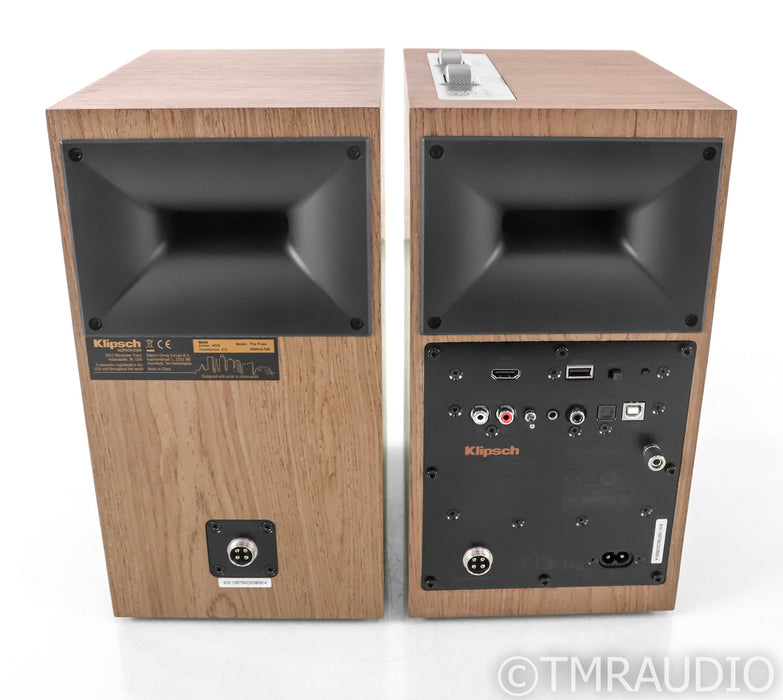 Klipsch The Fives Bookshelf Speakers; Walnut Pair; Bluetooth; DAC; Phono; Walnut Pair; Bluetooth; DAC; Phono