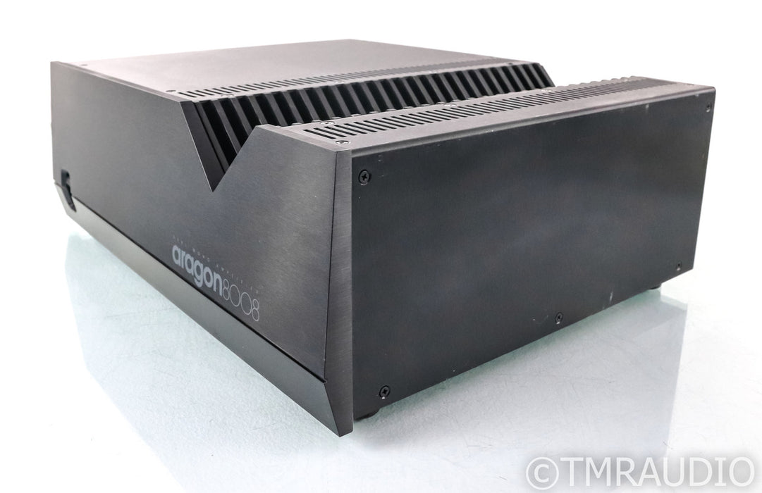 Aragon 8008ST Dual Mono Power Amplifier; 8008 ST; Black