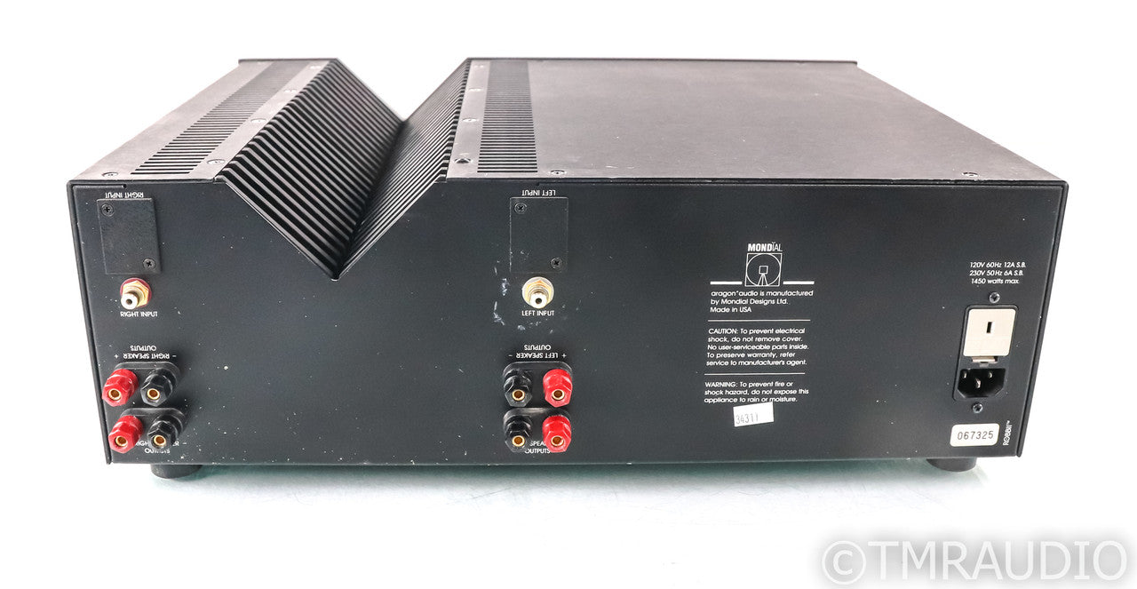Aragon 8008ST Dual Mono Power Amplifier; 8008 ST; Black