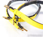 Analysis Plus Oval 9 Black Mesh Speaker Cables; 0.5m Pair