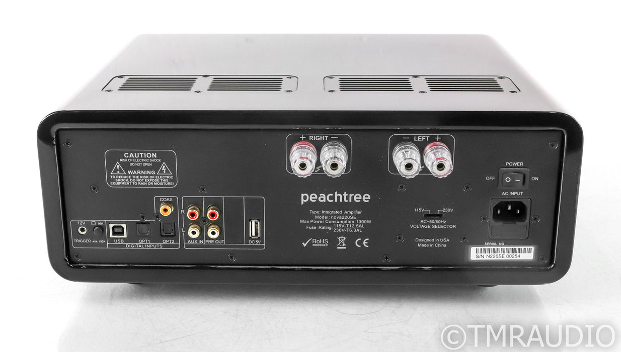 Peachtree Audio Nova 220SE Stereo Tube Hybrid Integrated Amplifier; DAC; USB