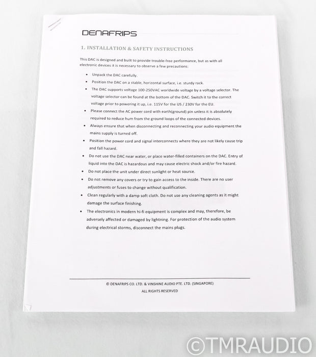 Denafrips Ares II DAC; D/A Converter; DSD; USB