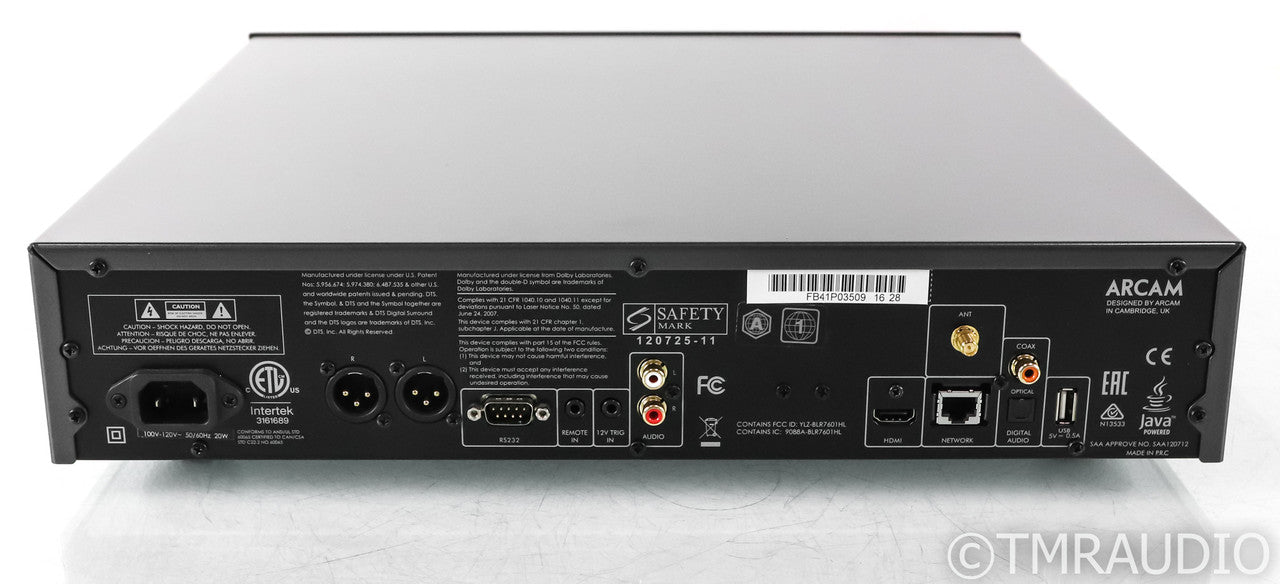 Arcam FMJ UDP411 Universal Blu-Ray Player; UDP-411; Black; Remote
