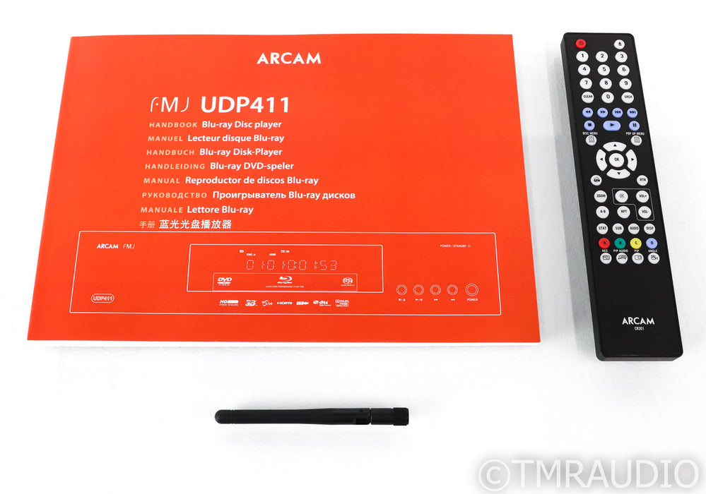Arcam FMJ UDP411 Universal Blu-Ray Player; UDP-411; Black; Remote