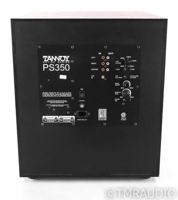 Tannoy PS350 15" Powered Subwoofer; Black Ash; PS-350