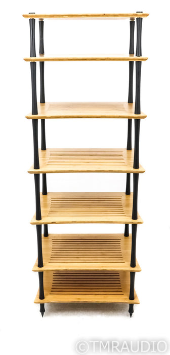 Quadraspire SVT 65.5" Component Isolation Rack; Bamboo