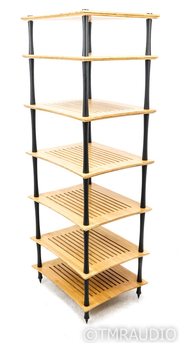 Quadraspire SVT 65.5" Component Isolation Rack; Bamboo