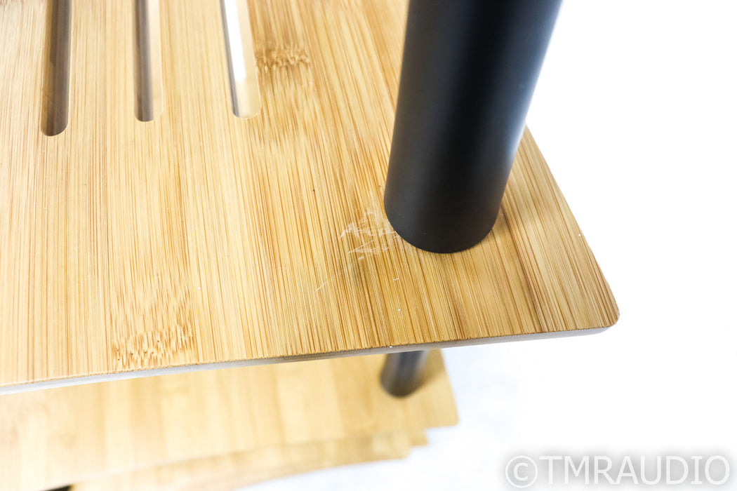 Quadraspire SVT 65.5" Component Isolation Rack; Bamboo