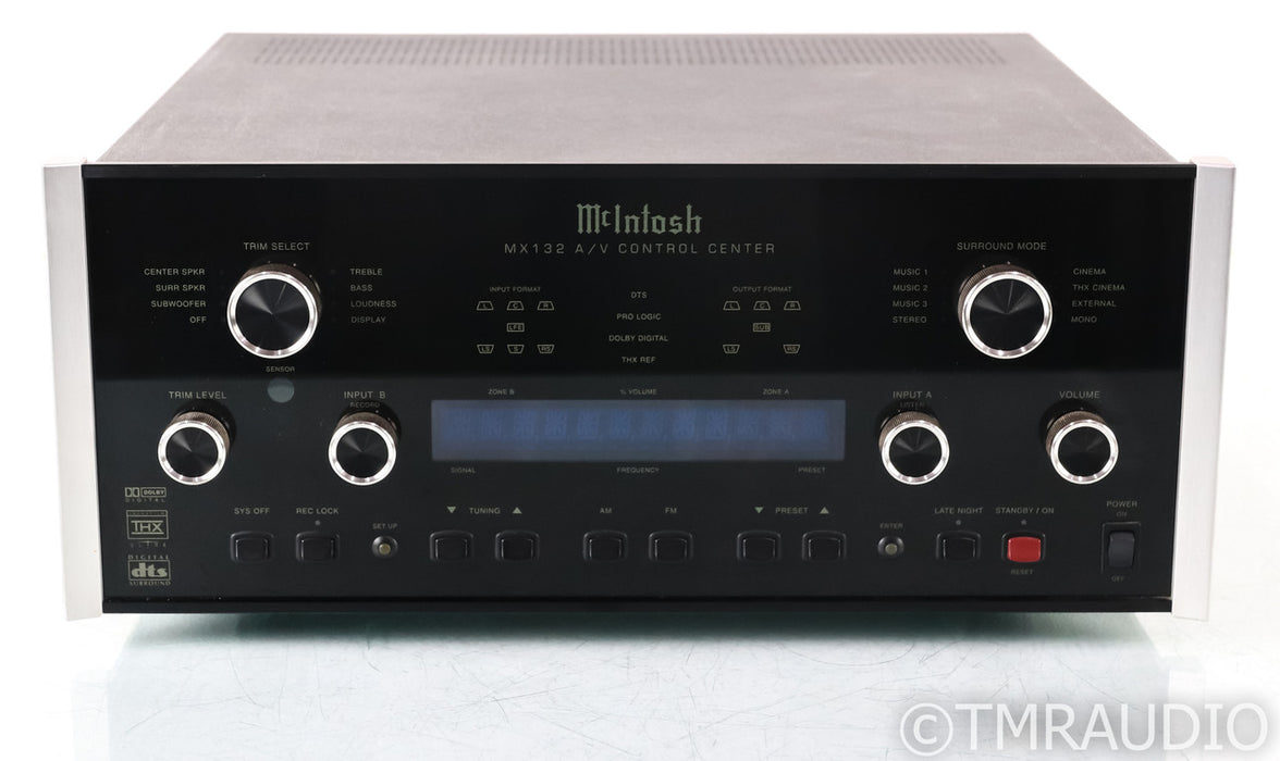 McIntosh MX132 5.1 Channel Home Theater Receiver; MX-132; AS-IS (Display Issues)