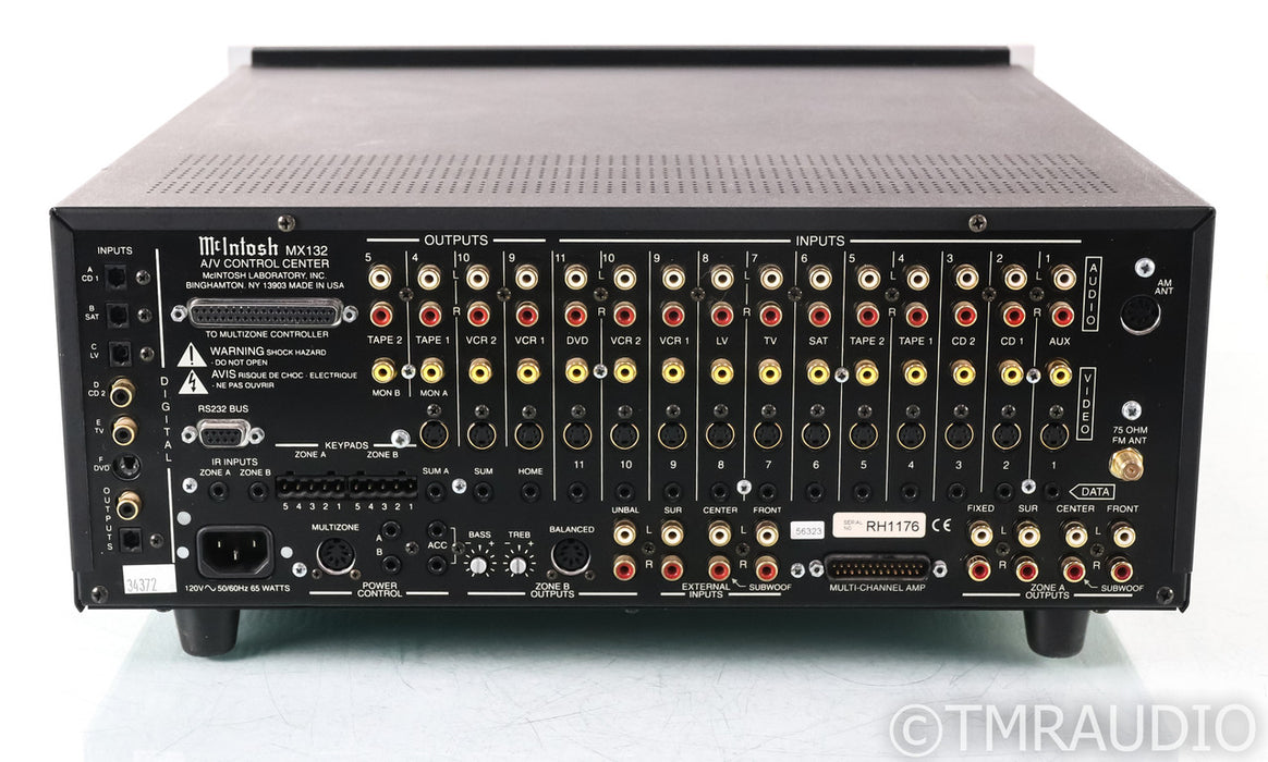 McIntosh MX132 5.1 Channel Home Theater Receiver; MX-132; AS-IS (Display Issues)