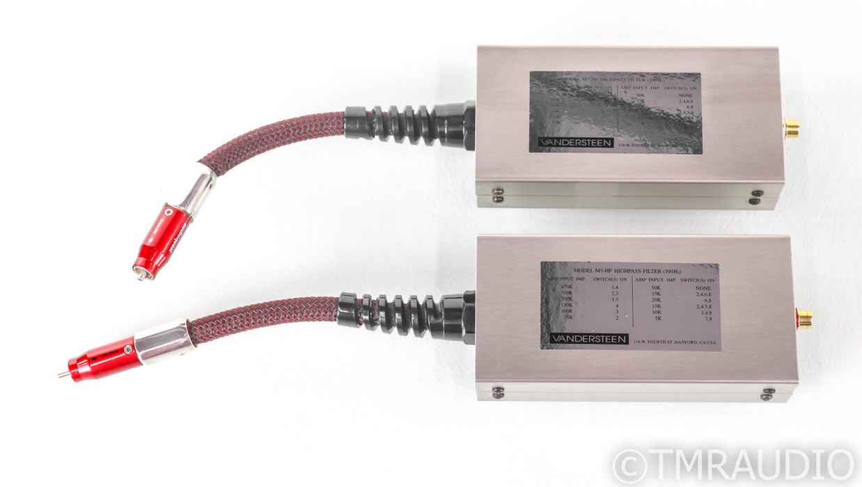 Vandersteen M5-HP Highpass Filter; Pair; M5HP; RCA