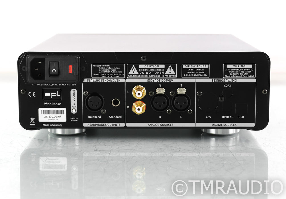 SPL Phonitor xe Headphone Amplifier; Black; Black