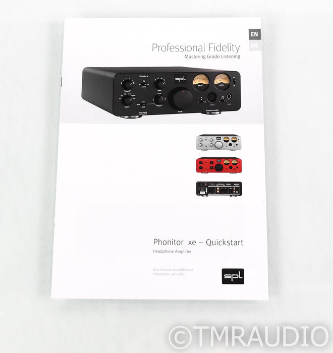 SPL Phonitor xe Headphone Amplifier; Black; Black