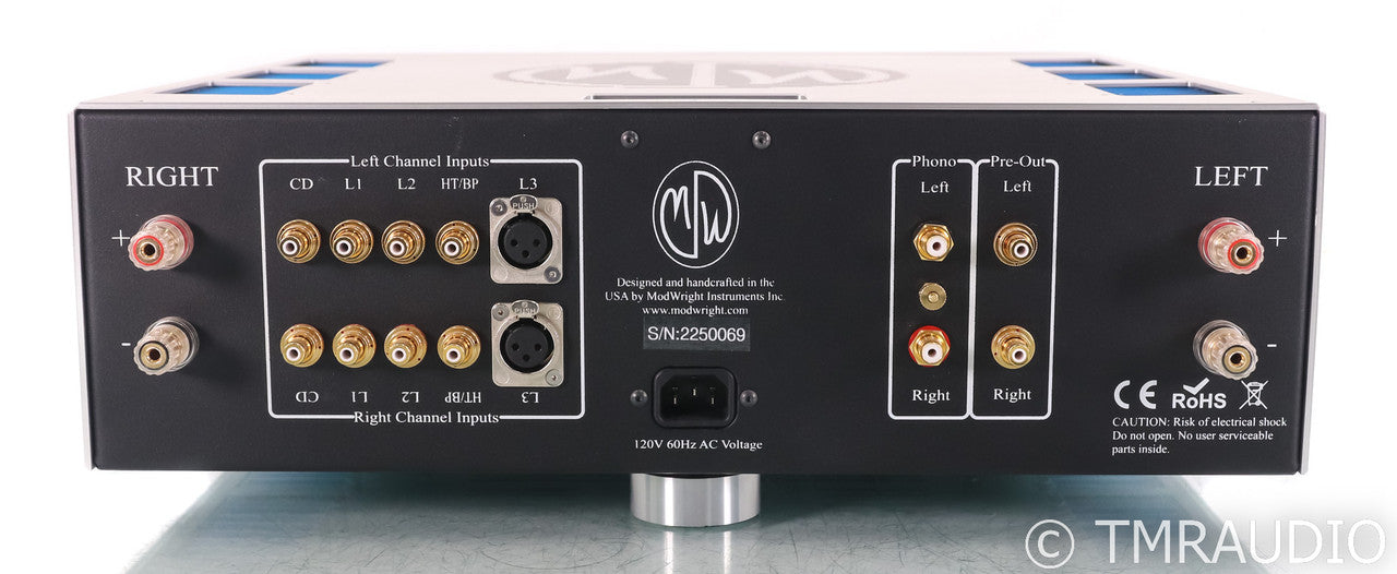 Modwright KWH 225i Tube Hybrid Integrated Amplifier; KWH225i; Silver; Phono; KWH225i; Silver; Phono