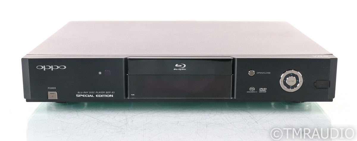 Oppo BDP-83 Special Edition Blu-Ray Player; BDP83SE; Remote; Black