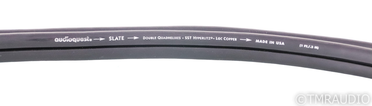 AudioQuest Slate Bi-Wire Speaker Cables; 1.5m Pair