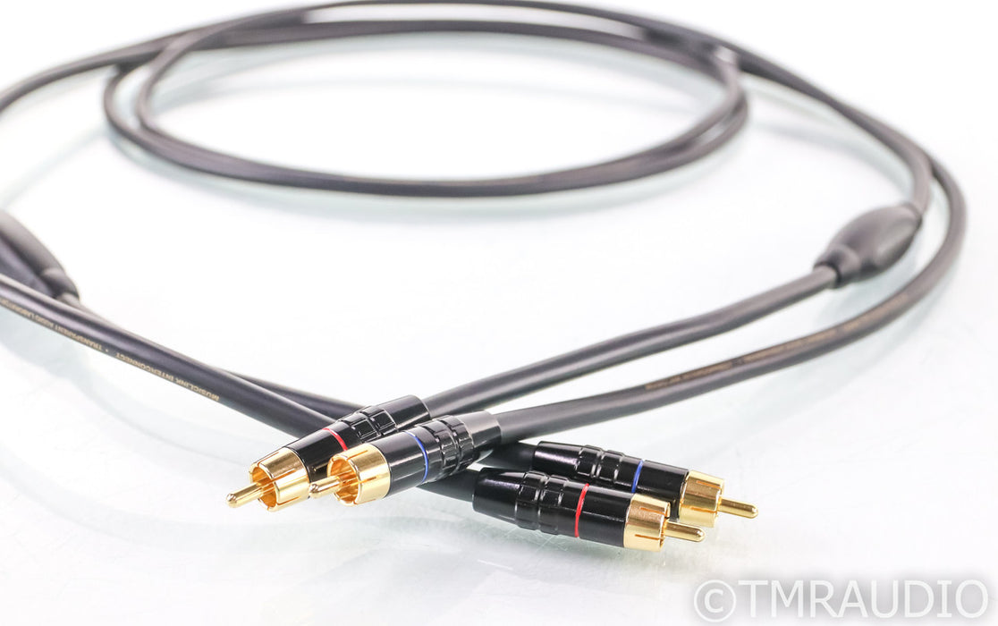 Transparent MusicLink RCA Cables; 2m Pair Interconnects