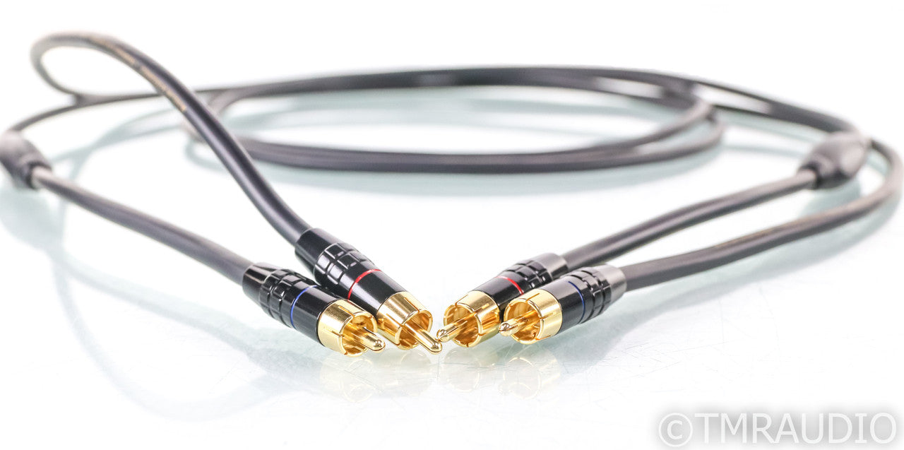 Transparent MusicLink RCA Cables; 2m Pair Interconnects