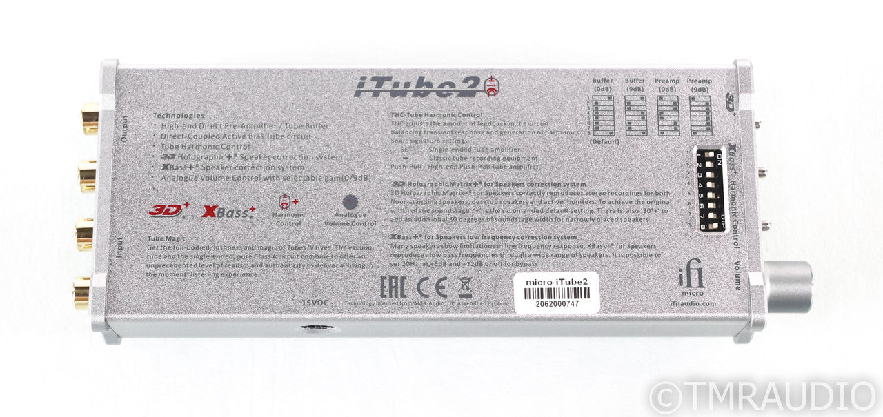 iFi Micro iTube2 Stereo Preamplifier / Tube Buffer