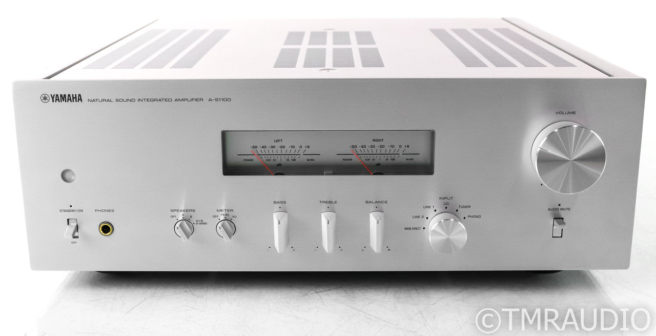 Yamaha A-S1100 Stereo Integrated Amplifier; AS1100; MM / MC Phono; Silver