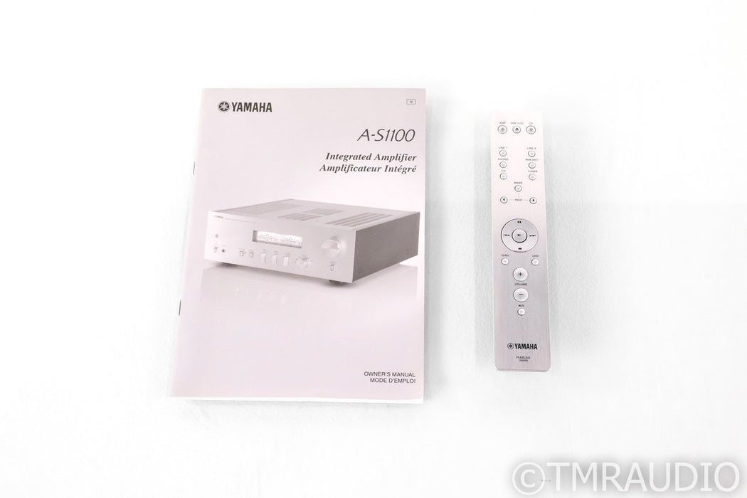 Yamaha A-S1100 Stereo Integrated Amplifier; AS1100; MM / MC Phono; Silver