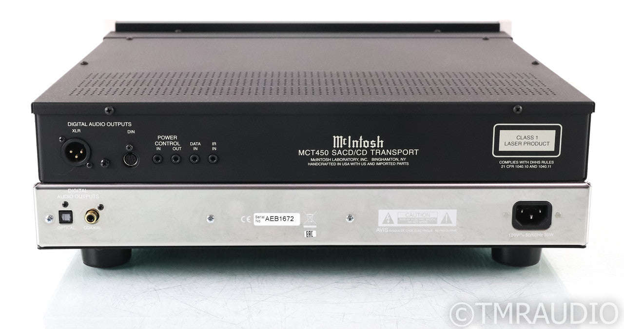 McIntosh MCT450 SACD / CD Transport; MCT-450; Remote