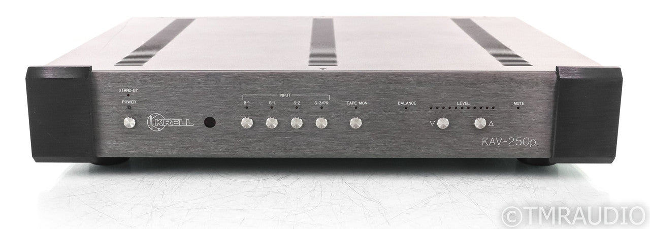 Krell KAV-250p Stereo Preamplifier; KAV250p; Remote (No RCA Out)