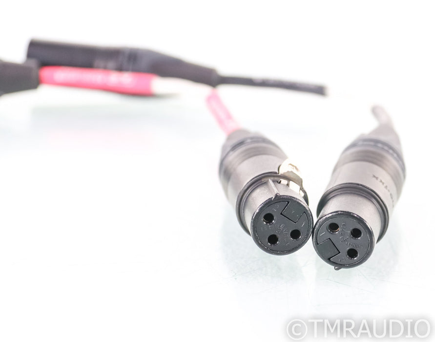 Amplifier Surgery Silver-Plated XLR Cables; 4" Pair Interconnects