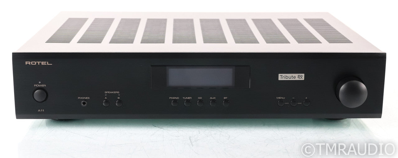 Rotel A11 Tribute Stereo Integrated Amplifier; A-11; Black; Remote