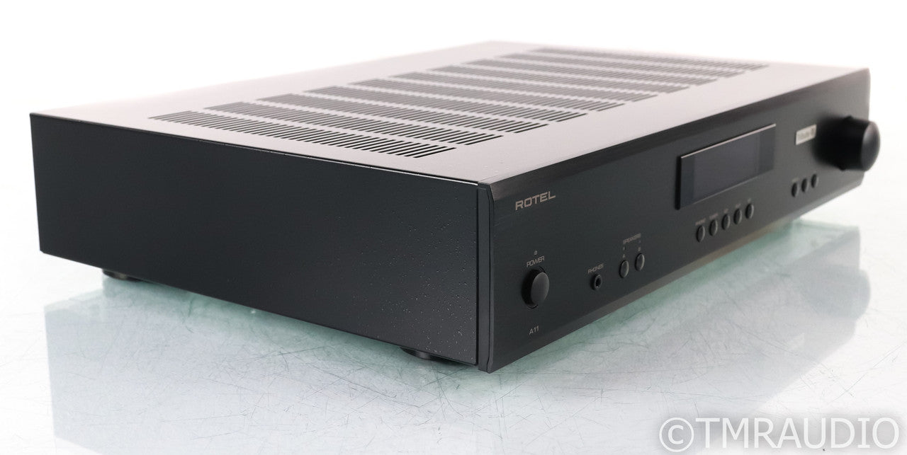 Rotel A11 Tribute Stereo Integrated Amplifier; A-11; Black; Remote