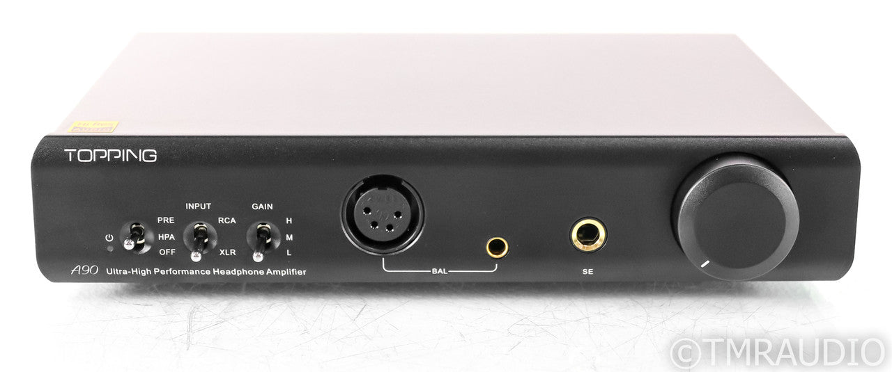 Topping A90 Headphone Amplifier; A-90; Black