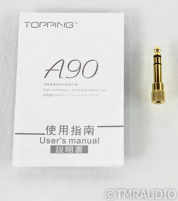 Topping A90 Headphone Amplifier; A-90; Black
