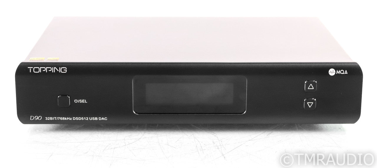 Topping D90 MQA DAC; D-90; D/A Converter; Remote; Black; USB; Bluetooth
