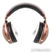 Focal Stellia Closed Back Headphones; Brown Leather Pair