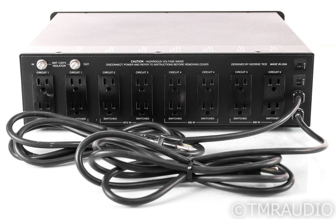 Tice Power Block III AC Power Line Conditioner; Signature Series; Black