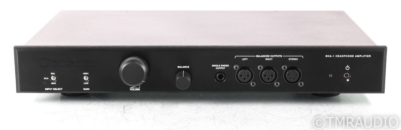 Bryston BHA-1 Headphone Amplifier; BHA1; Dual 3-Pin XLR; 4-Pin XLR