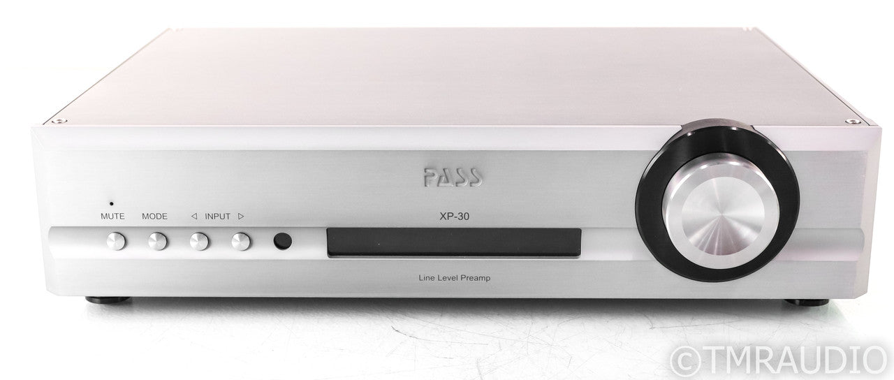 Pass Labs XP-30 Dual Mono Preamplifiers; XP30; Silver Pair; Power Supply; Remote