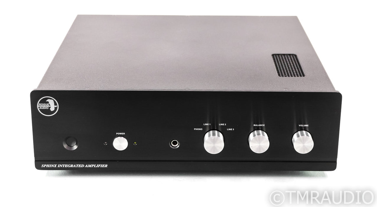 Rogue Audio Sphinx V2 Stereo Tube Hybrid Integrated Amplifier; Black; MM Phono